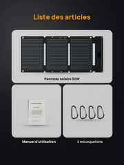 AFERIY AF-SL30 Panneau Solaire Portable 30W