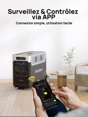 station d'énergie portable 3000w