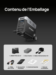 station d'énergie portable 3000w