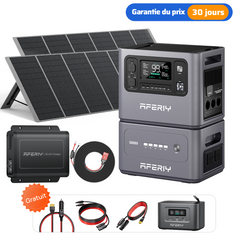 AFERIY Kit Énergie Solaire Autonome 4096Wh