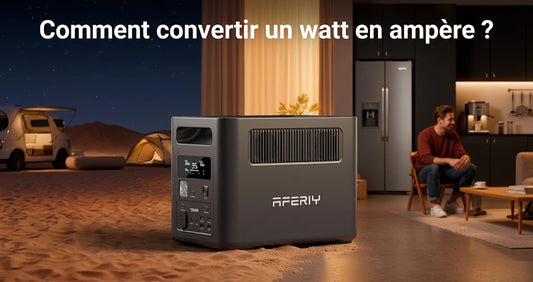 Comment convertir un watt en ampère ?