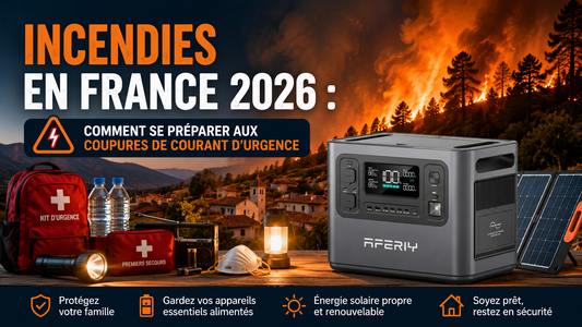 Incendies en France 2026 : Comment se préparer aux coupures de courant d'urgence