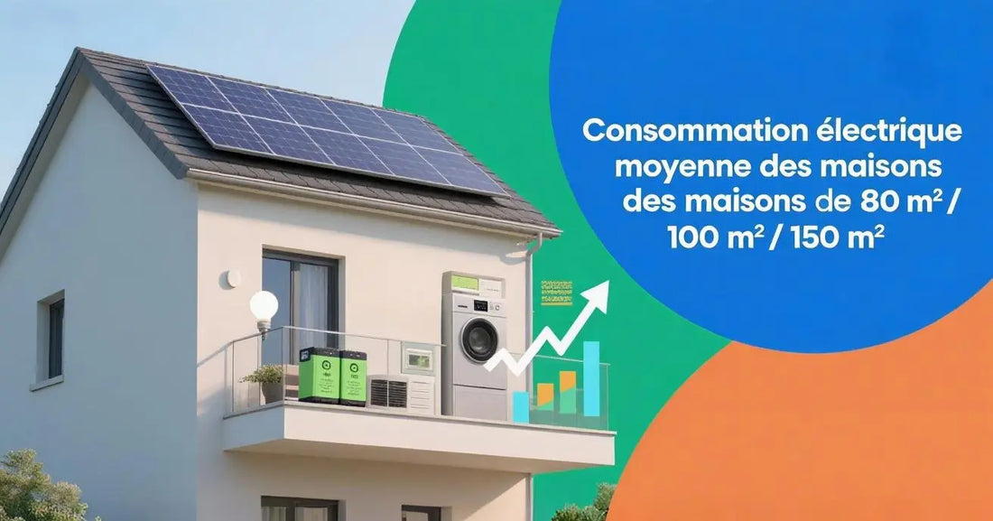 consommation électrique moyenne maison 150m2