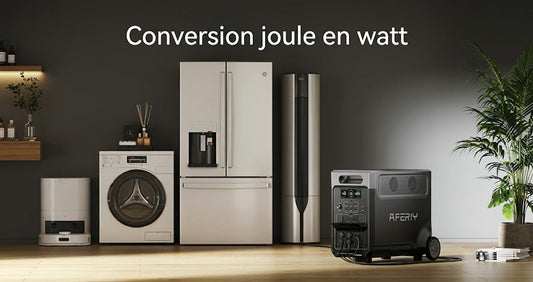 Conversion joule en watt