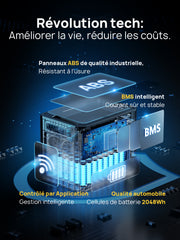 station d'énergie portable 2000w