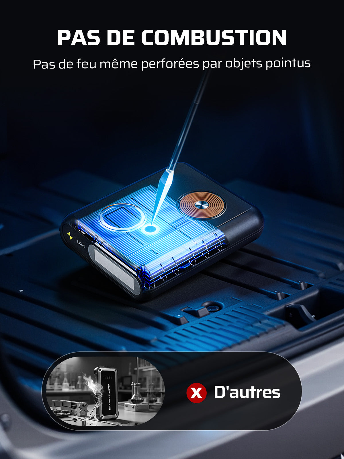 chargeur batterie booster voiture