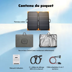 AFERIY AF-SA100 Panneau Solaire Portable Bifacial 100W