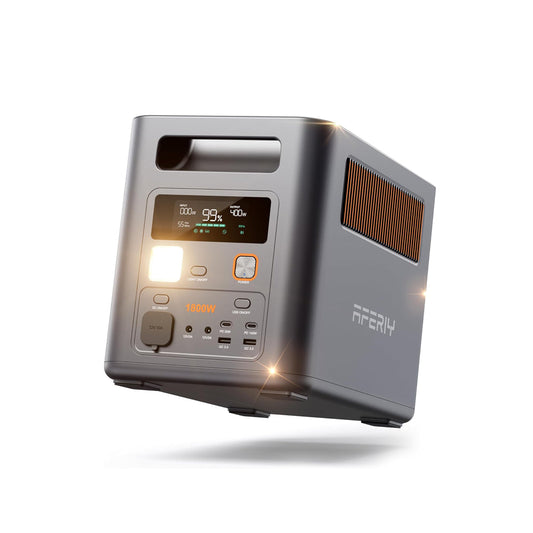 Pour le camping, le camping-car et la maison, la station électrique portable AFERIY Nomad1800 Pro de 1 800 W et 1 024 Wh offre une alimentation fiable.