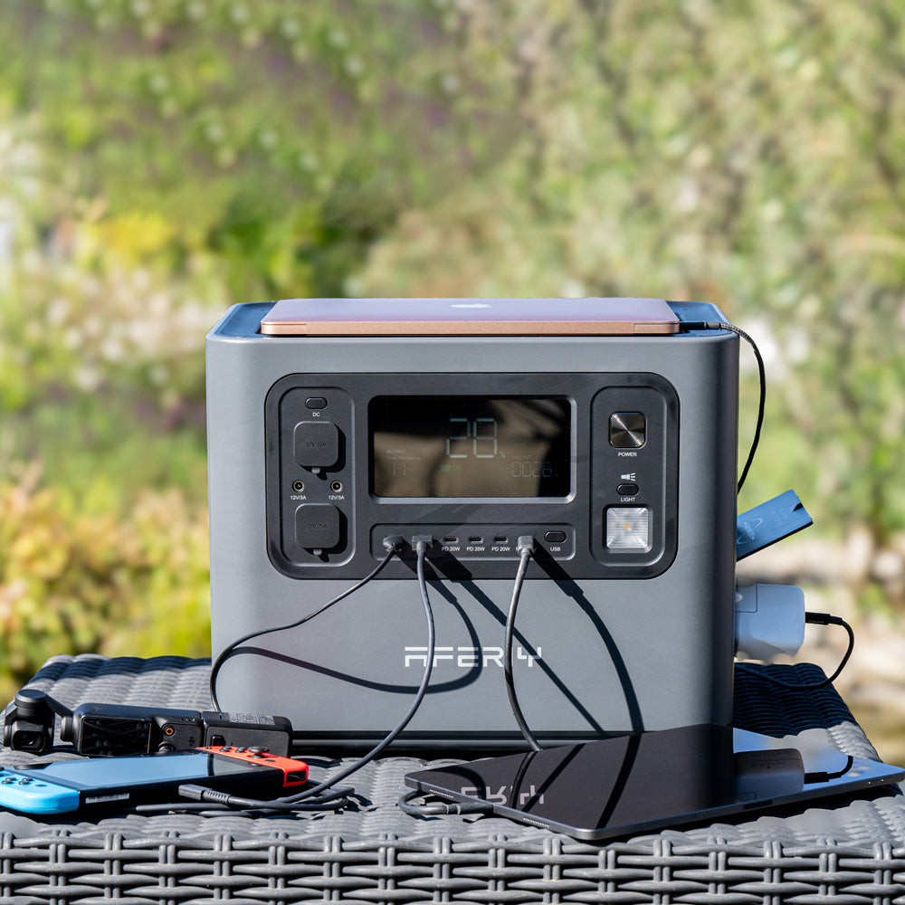 station électrique portable solaire