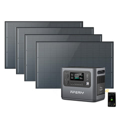 AFERIY P210 Station D'énergie Portable 2400W 2048Wh Argent