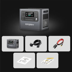 AFERIY P210 Station D'énergie Portable | 2400W 2048Wh