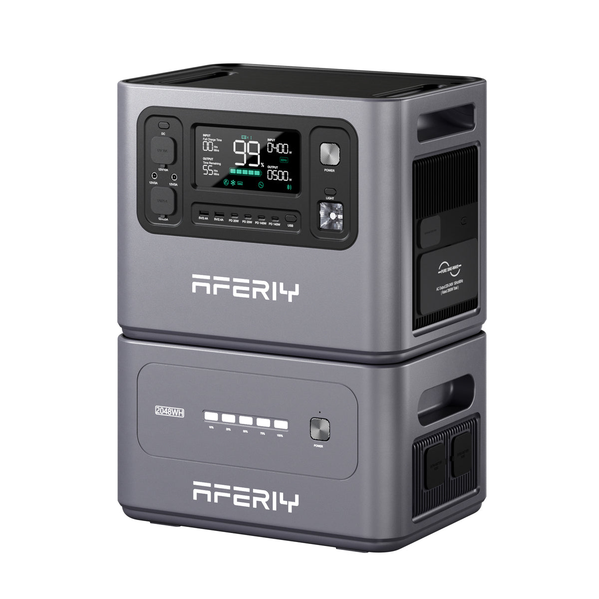 AFERIY P280 Station D'énergie Portable une Capacité D'extension | 2800W 2048Wh - 10240Wh