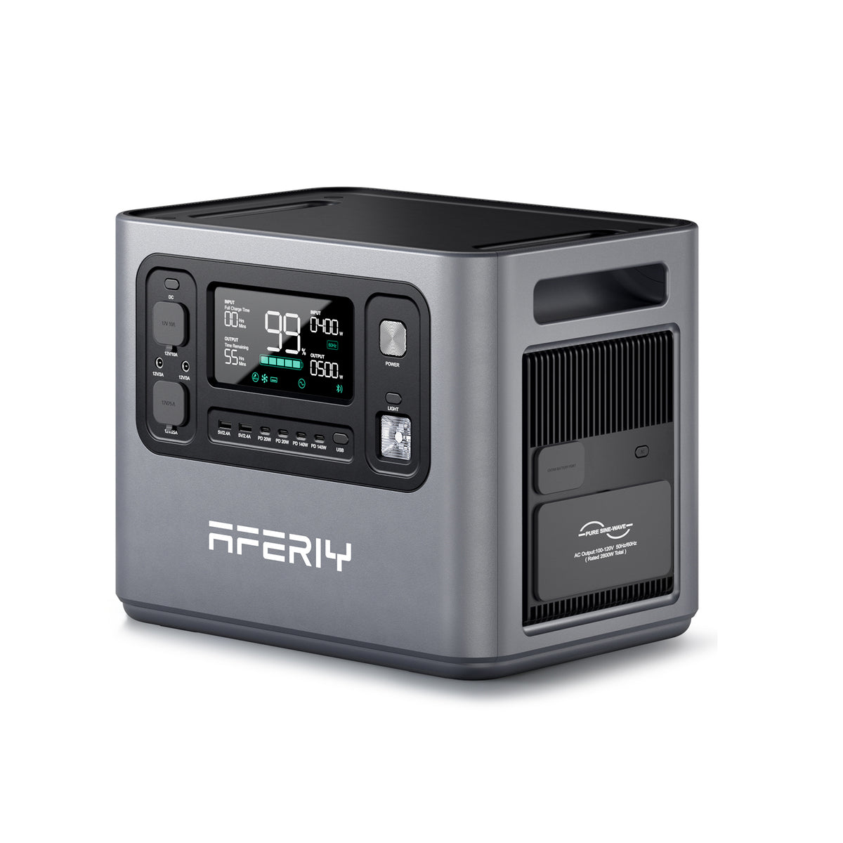 AFERIY P280 Station D'énergie Portable une Capacité D'extension | 2800W 2048Wh