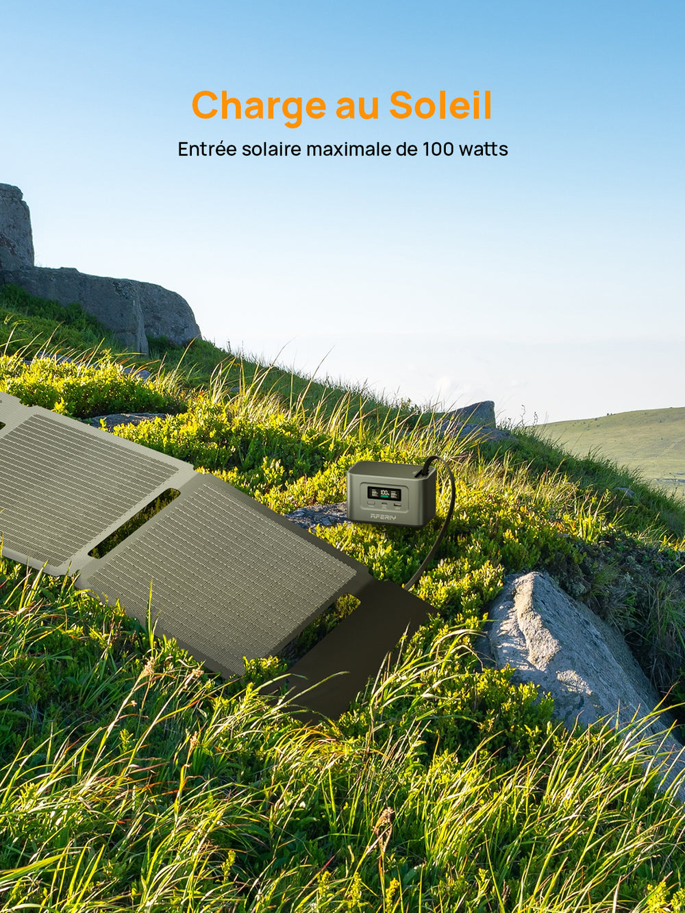 batterie externe panneau solaire