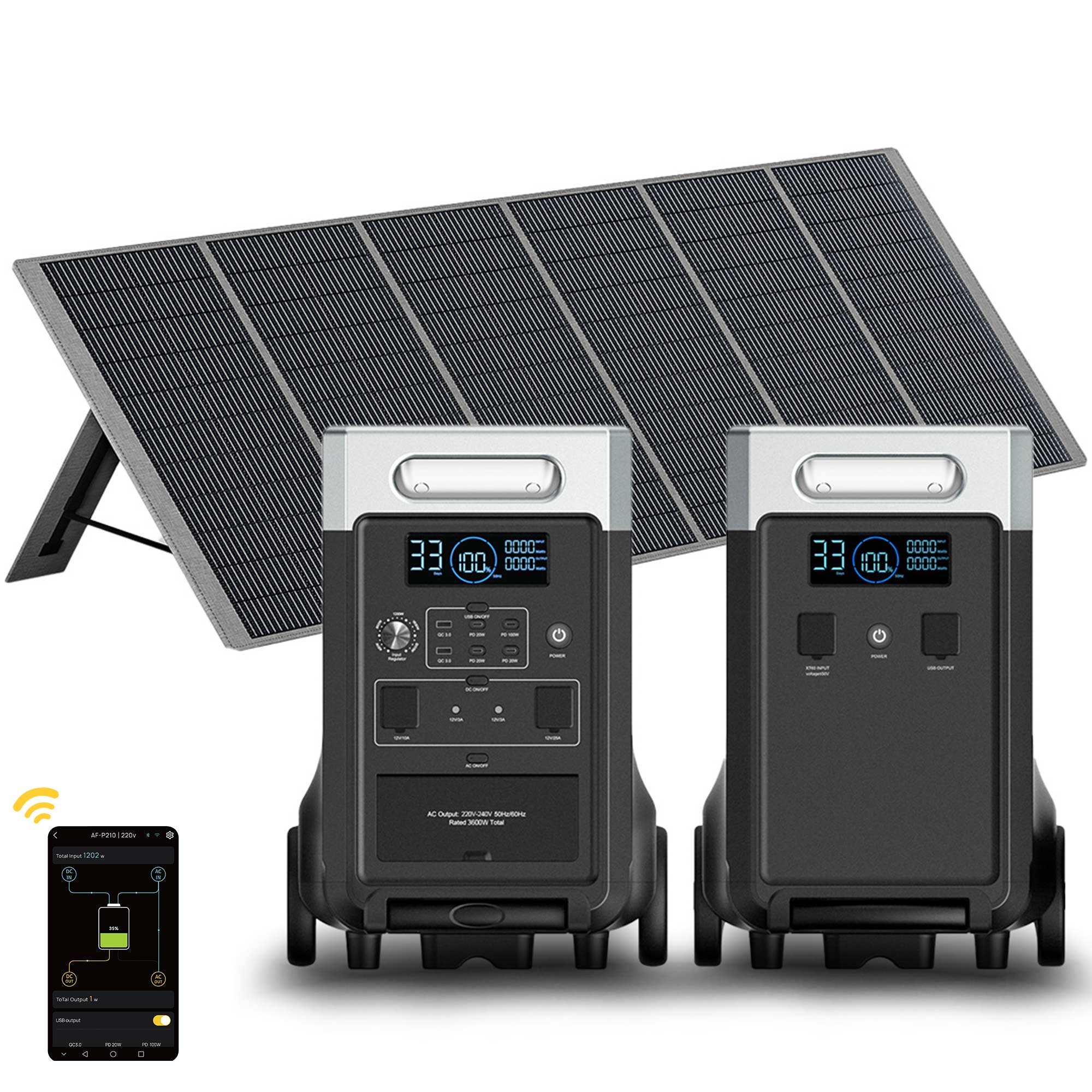 generateur solaire 3600w