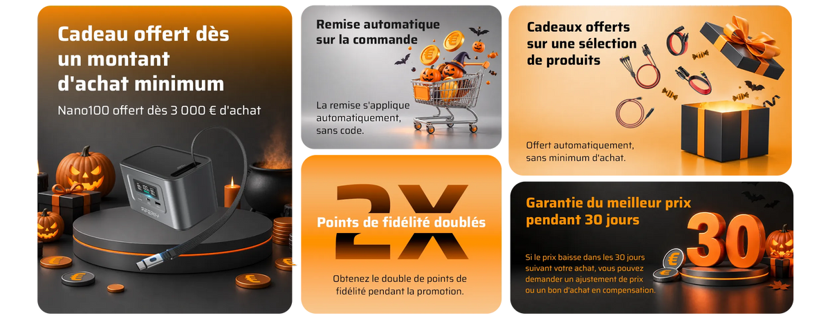 Autres moyens de faire des économies pendant les promotions d’Halloween AFERIY