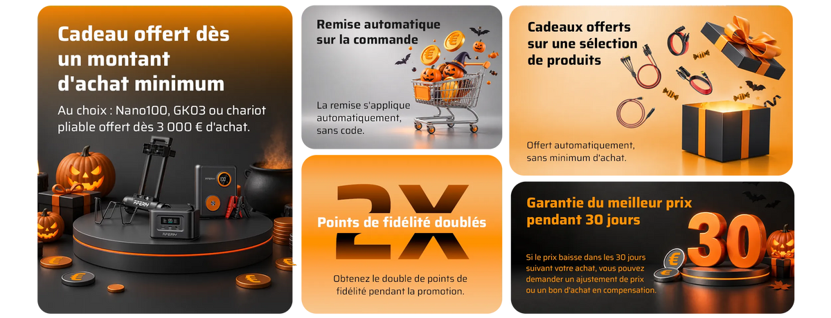 Autres moyens de faire des économies pendant les promotions d’Halloween AFERIY