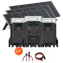 AFERIY P310 3600W Kit Générateur Solaire avec Batterie d’Extension 3840Wh