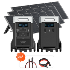 AFERIY P310 3600W Kit Générateur Solaire avec Batterie d’Extension 3840Wh