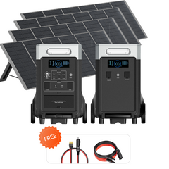 AFERIY P310 3600W Kit Générateur Solaire avec Batterie d’Extension 3840Wh